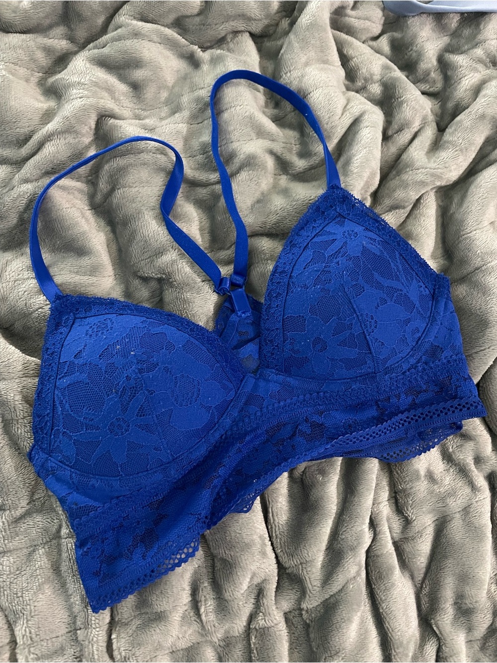 Victoria's Secret Royal Blue Lace Bralette